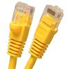 Yellow Cat.6E Molded Booted Patch Cables 