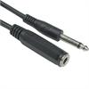 1/4" Mono Male to Female Extension Cables