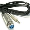 XLR Female to 3.5mm Stereo Male Cables