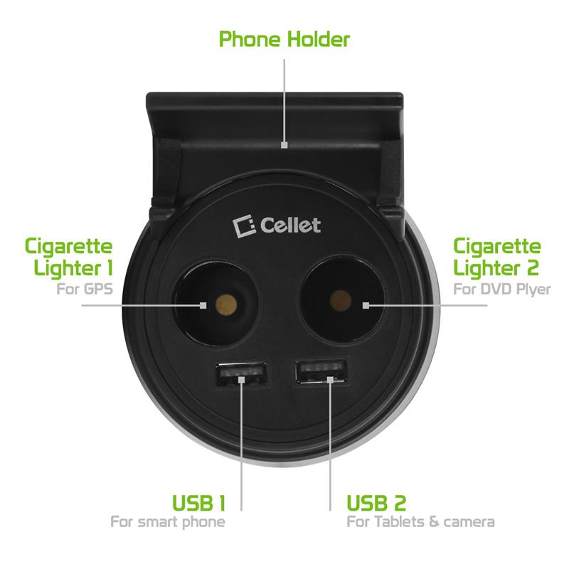 PUSBCUP Cellet Universal Cigarette Lighter Adapter