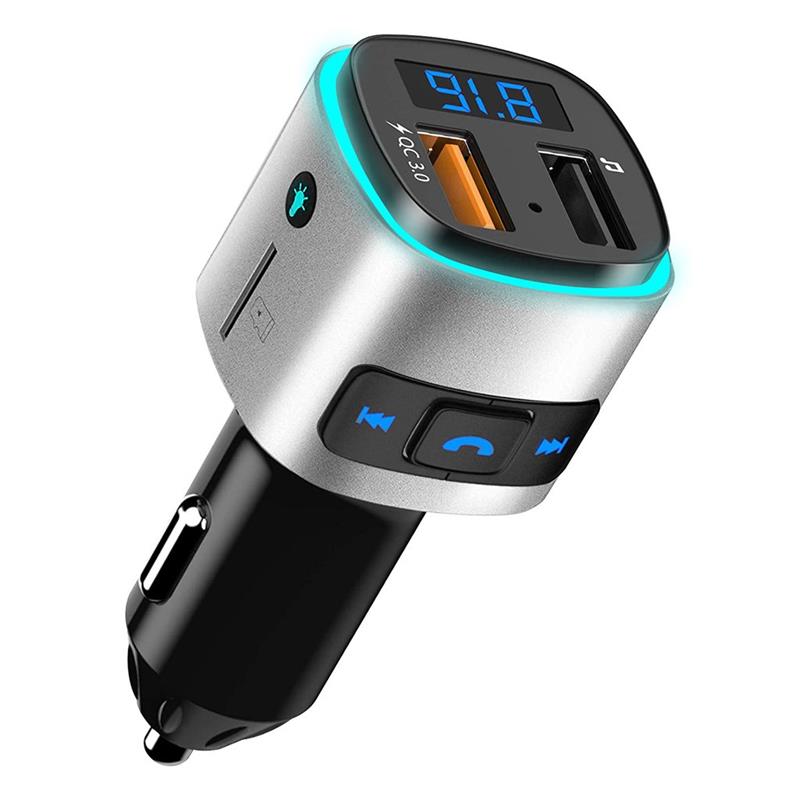 Nw Bluetooth Car Kit Wireless FM Transmitter Dual USB Charger Audio MP3 Player 