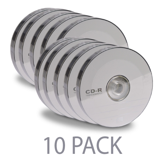 Cellet 5-Pack 700MB 80 Min for Data, Music, Photos