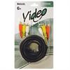 Gold Stereo Audio/Video Cables